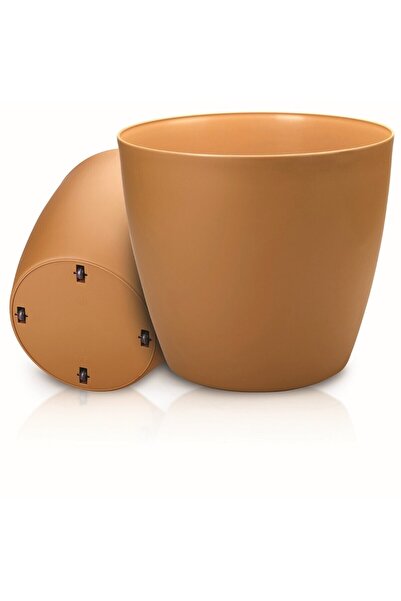 Melkan Home Kahverengi Tekerlekli Saksı 48 Litre