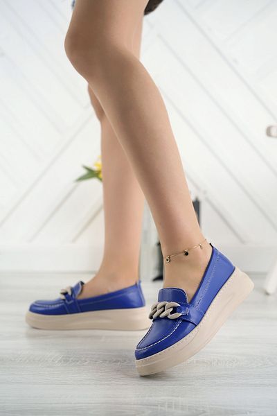 Freemax Pantofi Oxford ușori și confortabili de damă Saks Blue