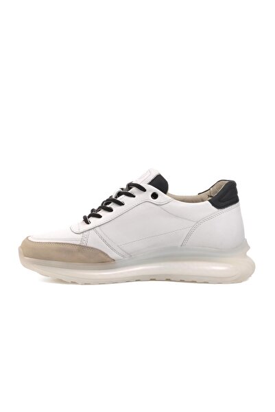 MARCOMEN 152-17389 Men's White Genuine Leather Sneakers