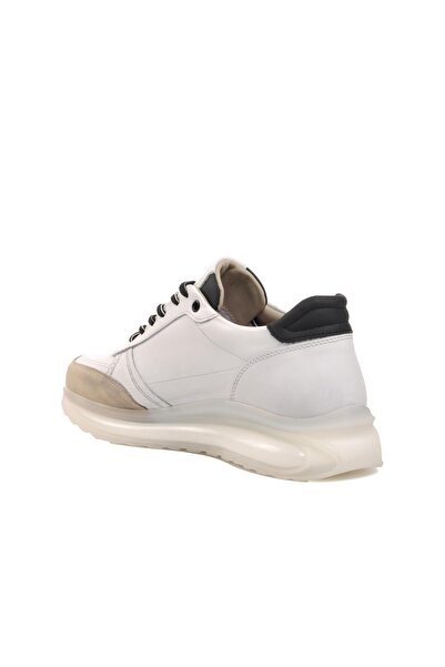 MARCOMEN 152-17389 Men's White Genuine Leather Sneakers
