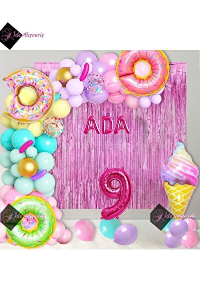 Bkmc 3-буквений набір для дня народження з морозивом, який охолодить ваш день...