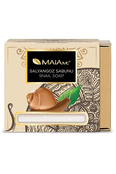 Maia mc Snail Soap with Allantoin Content 150 GrX 2 Pieces
