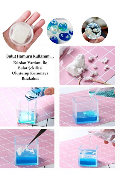 Sirius Hobi Epoksi Reçine Bulut Hamuru 25 gr