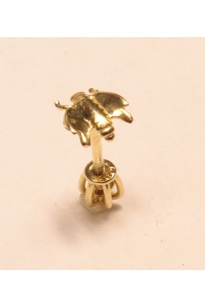 Hakan Güler Kuyumculuk 14 Carat Gold Piercing Tragus Earrings