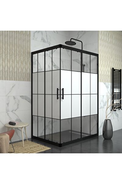 TEKNO DUŞ DUŞAKABİN TEKNE VE KÜVET SİSTEMLERİ Black Rigel 6mm Karolajlı Yarım...