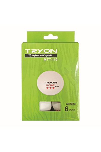 TRYON Table Tennis Ball 6 LI 3 Stars MTT-110