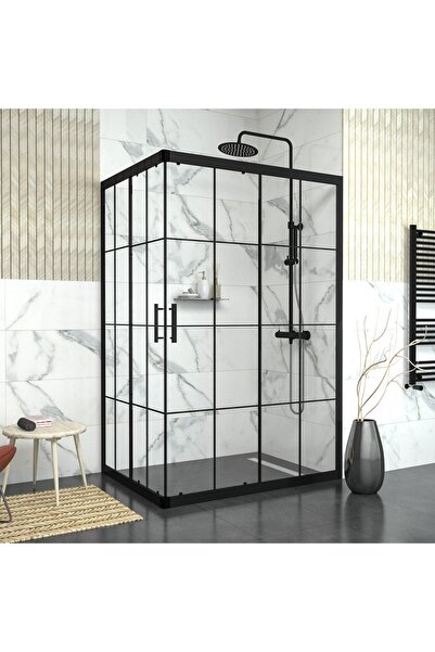 TEKNO DUŞ DUŞAKABİN TEKNE VE KÜVET SİSTEMLERİ BLACK RİGEL 6mm Karolajlı Dikdö...