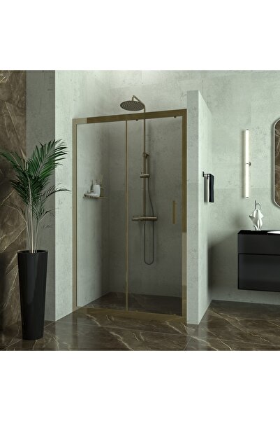 TEKNO DUŞ DUŞAKABİN TEKNE VE KÜVET SİSTEMLERİ BRONZE CAPELLO 6mm Şeffaf Cam 1...