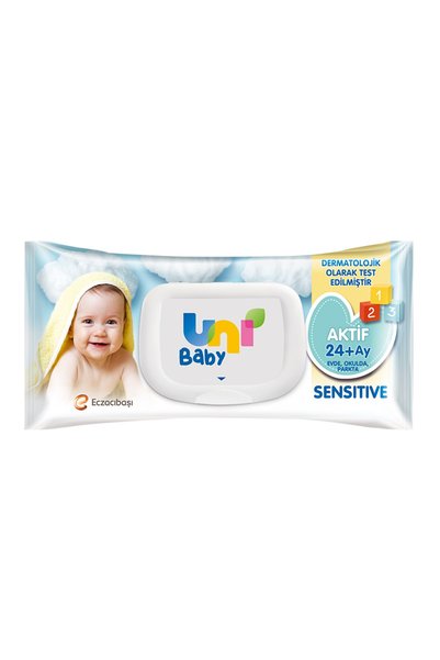 Uni Baby Aktif Sensitive Islak Mendil 90 Yaprak