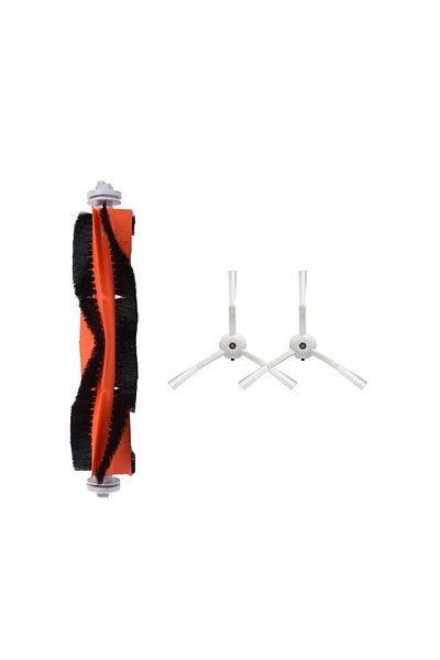 robotyedek Xiaomi Vacuum Cleaner SDJQR02RR - فرشاة بديلة رئيسية وجانبية متوافقة مع 3 قطع