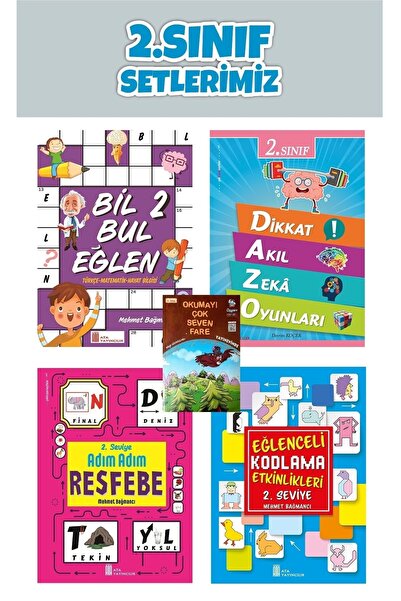 Ata Yayıncılık Ata 2.sınıf Yaza Eğlenerek Öğreniyorum Tatil Seti