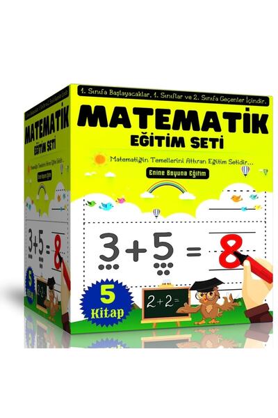 Enine Boyuna Eğitim Birinci Sınıflar Matematik Eğitim Seti (5 Kitap)
