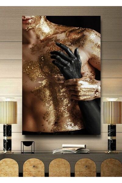 ALAMODECOR 3 Boyutlu Tropikal Doğa Manzara Temalı Kanvas Tablo