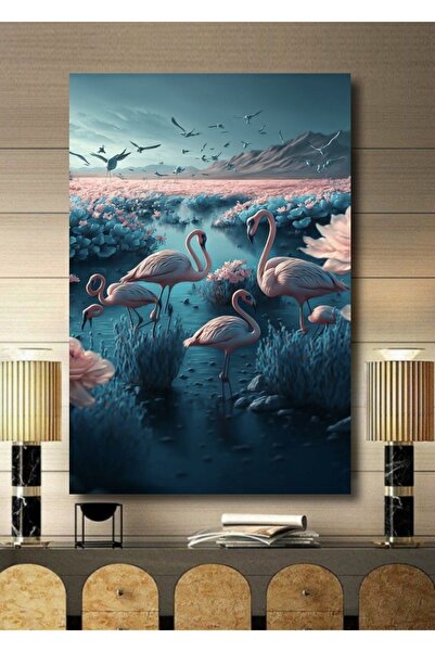 ALAMODECOR Tablou pe pânză cu tematică peisaj natural tropical 3D