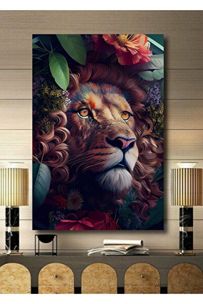 ALAMODECOR Tablou pe pânză cu tematică peisaj natural tropical 3D