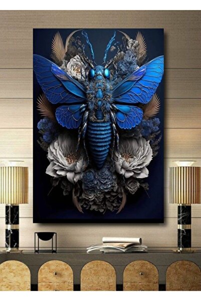 ALAMODECOR Τρισδιάστατη ζωγραφική σε καμβά με θέμα το τροπικό τοπίο