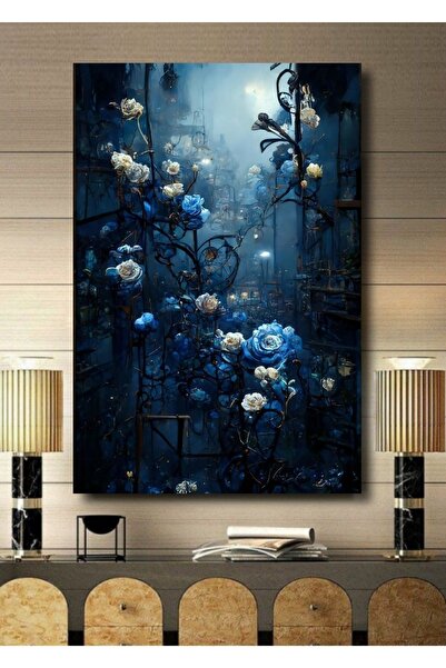 ALAMODECOR Τρισδιάστατη ζωγραφική σε καμβά με θέμα το τροπικό τοπίο