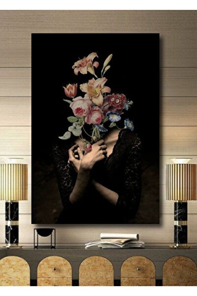 ALAMODECOR Τρισδιάστατη ζωγραφική σε καμβά με θέμα το τροπικό τοπίο