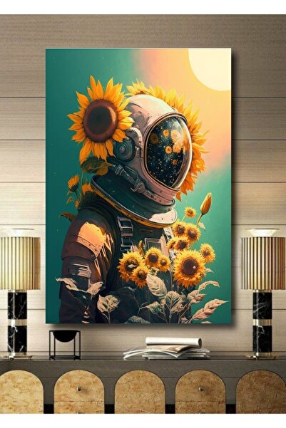 ALAMODECOR Τρισδιάστατη ζωγραφική σε καμβά με θέμα το τροπικό τοπίο
