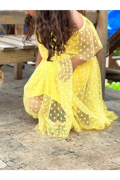 birgül tekstil Tule dress