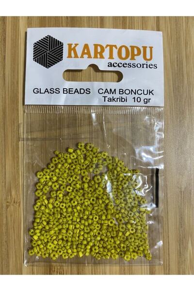 Kartopu Пясъчни мъниста, пакет от 2 броя, № 3, жълти