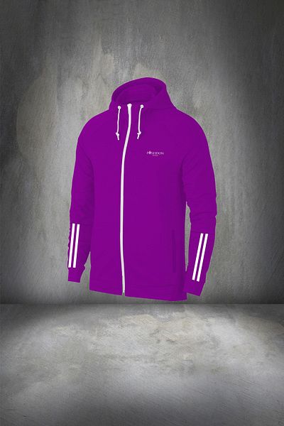 POSEIDON STORM Plus Size Men's Purple Supra Combed Cotton Fabric Special Two Piece Athlete Training Set 4-10xl