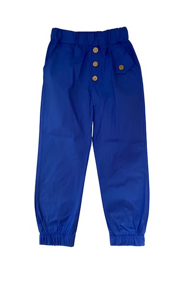 Panino Gabardine, buttoned girl's trousers 4-8 years old