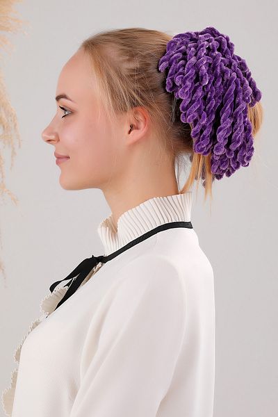 Melodi Scarf Knob Buckle for Hijab Scarf Knob Purple