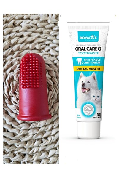 Royalist KEDi ve Köpek diş macunu 100 ml KEDİ KÖPEK İÇİN PARMAĞA TAKILIP KULL...