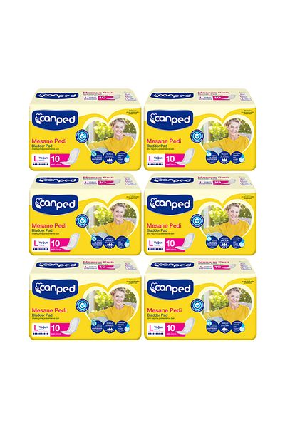 Canped Maternity Pads Intensive L (Large) Size 10 Pack of 6