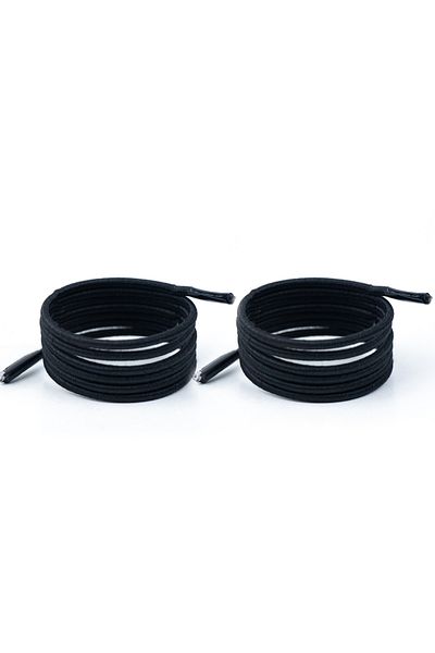 AiryFooT Round Elastic Shoelace 70 cm (Black)