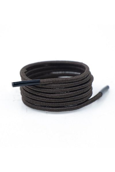 AiryFooT Round Elastic Shoelace 70 cm (Brown)