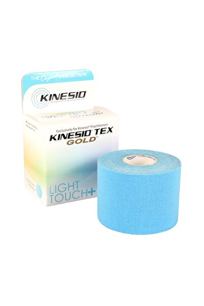 Kinesio تكس جولد لايت تاتش للبشرة الحساسة 5 سم × 5 متر أزرق فاتح