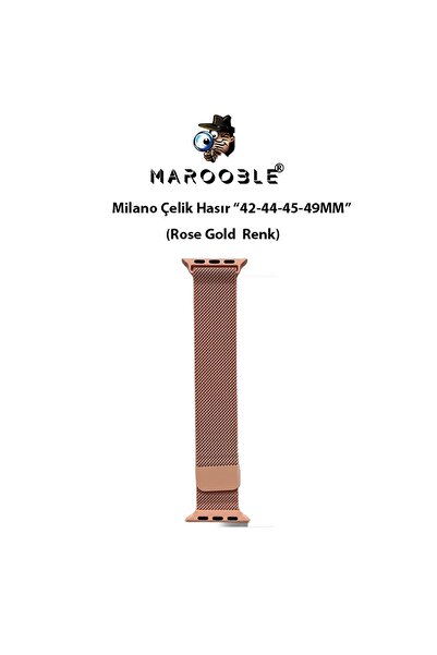 Marooble Milano Steel Braid Cord Apple watch compatible (42-44-45-49MM) Smart...