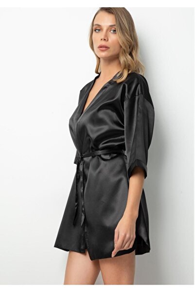 Miorre Belted Satin Dressing Gown New Season