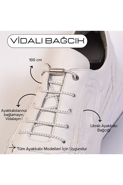 Mag Shoes Care 100cm Smart Screw Shoelaces