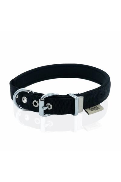 SAVEX Doggie Comfort Woven Bone Collar Black 2.0*35-40 cm (Dsbt-2062 m)