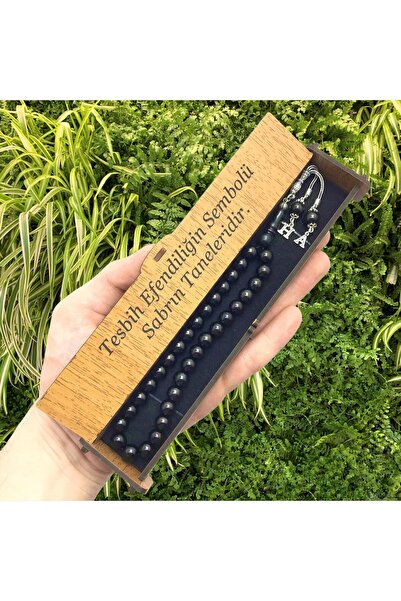 KANUNİ TESBİH Design argintiu Glob tăiat cu litere detaliat Oltu Stone Tasbih