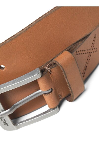 Jack & Jones Кава Чоловічий ремінь 12228996_jacrock Leather Belt Noos