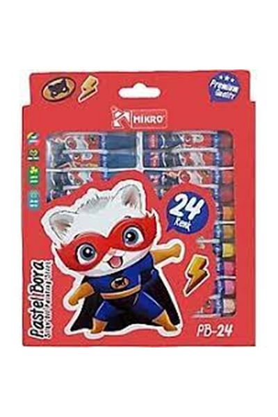 Mikro 24 colour crayon