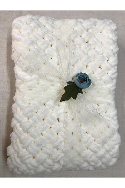 Alize Puffy Baby Blanket Cream