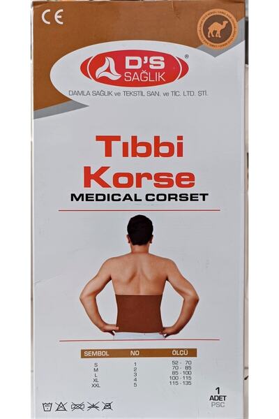 Damla deve tüyü bel korsesi