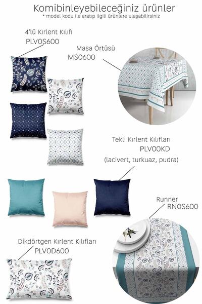 Pilloveland Μαξιλαροθήκη τεσσάρων τεμαχίων σουέντ με στάμπα διπλής όψης με μοτίβο Clara