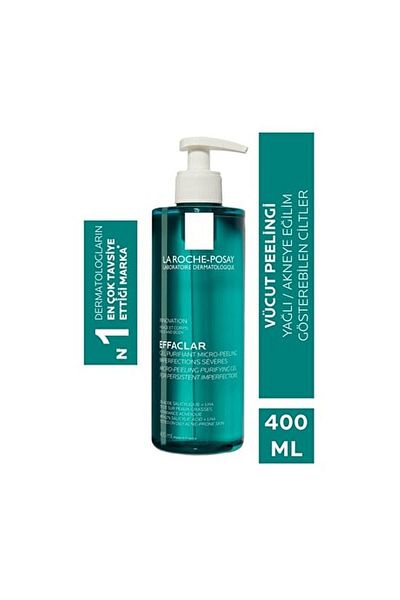 La Roche Posay Effaclar - Face, Body Micro Peeling Gel for Oily and Acne Prone Skin 400 ml