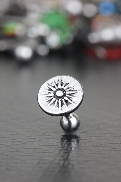 depozoom 316L Cerrahi Çelik Kıkırdak Tragus Helix Vintage Antik Gotik Etnik T...