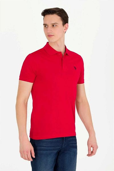 U.S. Polo Assn. G081GL011 Gtp04Iy0231570718 US Polo Assn Men's T-shirt Risk Red