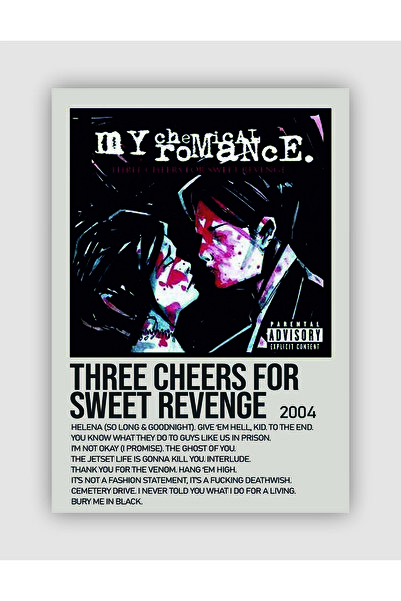 fırsatlar diyarı Three Cheers For Sweet Revenge Duvar Posteri - Duvar Dekoru ...