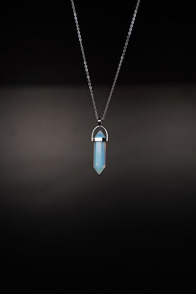 DOODLE قلادة من حجر الأوبال الطبيعي