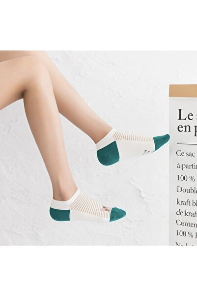 footmania 5 чифта разноцветни дамски ботуши с шарени сладки чорапи