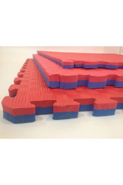 TATAMI A Kalite 26mm100x100 Kırmızı Mavi Tatami Zemin Minderi